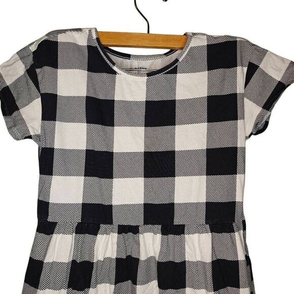 Old Navy Girls Cottagecore Ruffle Trim Plaid Midi Dress - Picture 5 of 7
